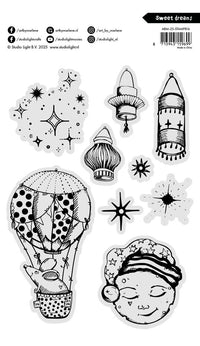 Studio Light - Art By Marlene - A5 - Clear Stamp Set - Sweet Dreams