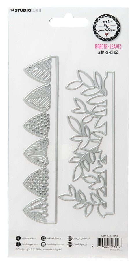 Studio Light - Art by Marlene - Signature Collection - Dies - Border - Leaves