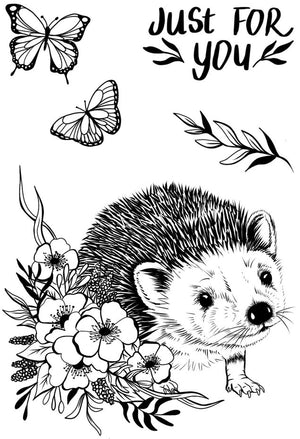 Creative Expressions - Clear Stamp Set - Designer Boutique - Over the Hedge Hedgehog
