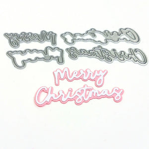 Heffy Doodle - Dies - Merry Christmas Shadow