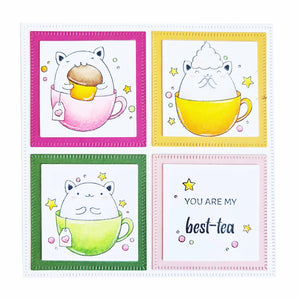 Studio Light - Creative Craftlab - Clear Stamp Set - A6 - Cup of Tea