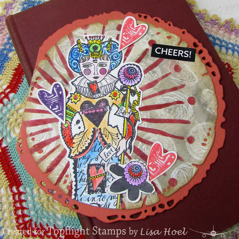 PaperArtsy - Stencil - Kate Crane - PS467