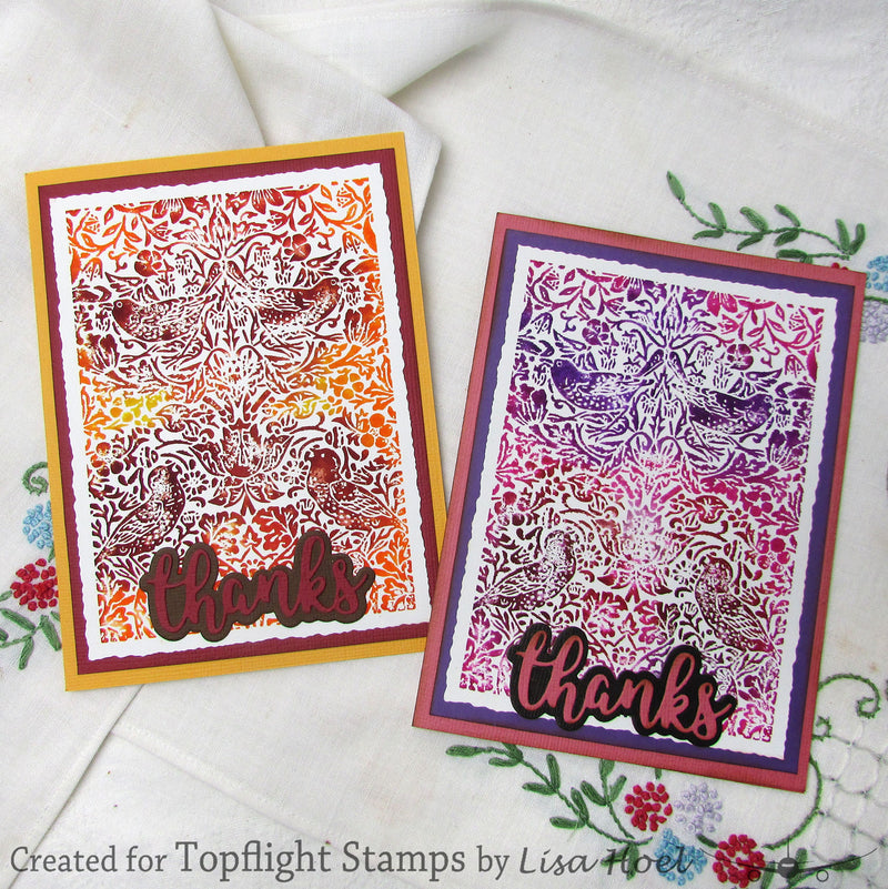 Paper Rose - Layered Thanks - Die