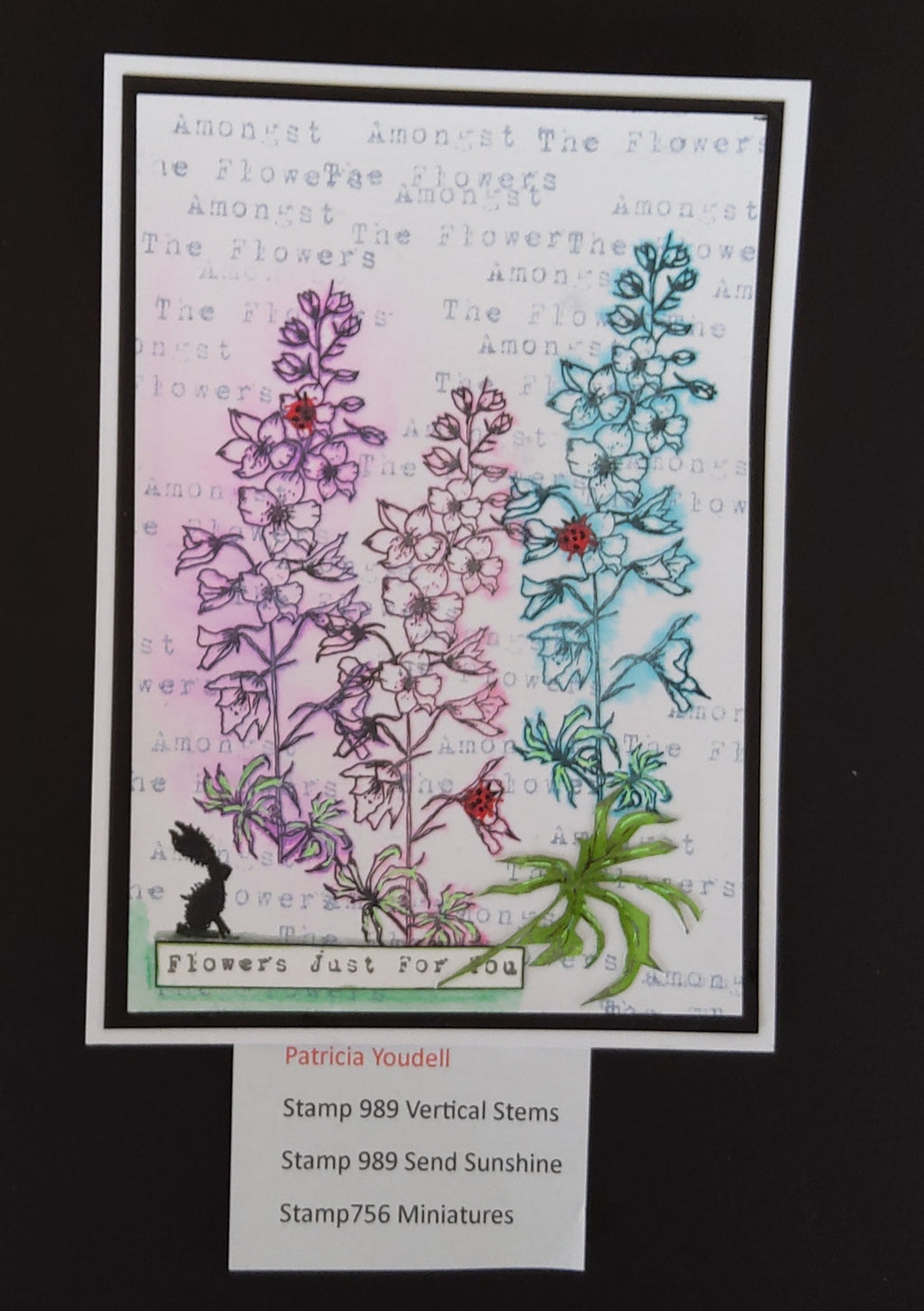 AALL & Create - A6 - Clear Stamps - 993 - Tracy Evans - Vertical Stems