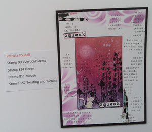 AALL & Create - A6 - Clear Stamps - 993 - Tracy Evans - Vertical Stems