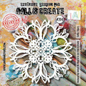 AALL & Create - Stencil - 6x6 - Autuor De Mwa - 214 - Celtic Tigers