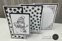 Creative Expressions - A6 - Clear Stamp Set - Jamie Rodgers - Christmas Wishes Collection - Rodney the Snowman
