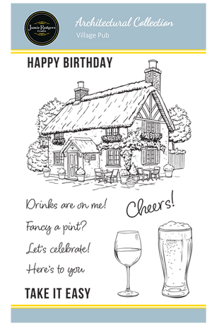 Creative Expressions - A6 - Clear Stamp Set - Jamie Rodgers - Architectural Collection - Village Pub