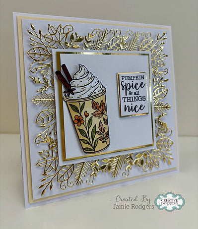 Creative Expressions - A6 - Clear Stamp Set - Autumn Collection - Pumpkin Owl