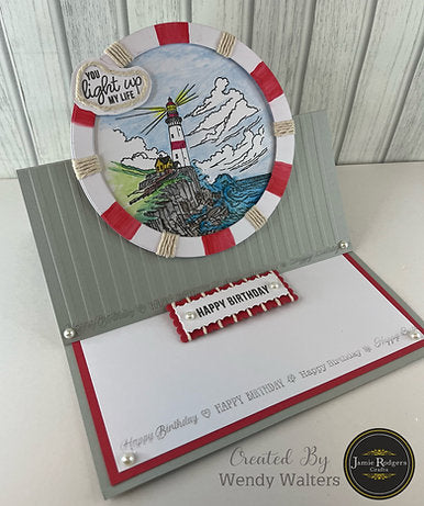 Creative Expressions - A6 - Clear Stamp Set - Jamie Rodgers - Architectural Collection - Lighthouse