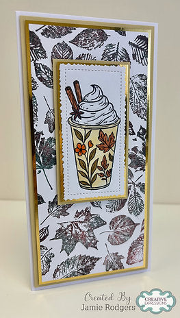 Creative Expressions - DL - Clear Stamp Set - Jamie Rodgers - Autumn Collection - Autumn Leaves