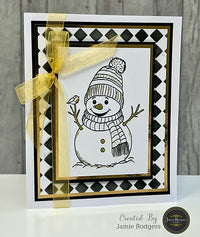 Creative Expressions - A6 - Clear Stamp Set - Jamie Rodgers - Christmas Wishes Collection - Rodney the Snowman