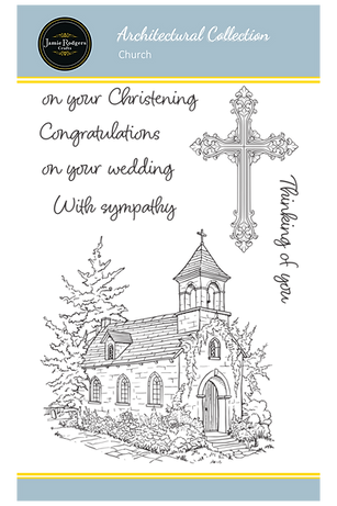 Creative Expressions - A6 - Clear Stamp Set - Jamie Rodgers - Architectural Collection - Church