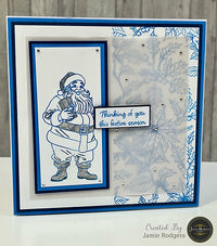 Creative Expressions - DL - Clear Stamp Set - Jamie Rodgers - Winter Wishes Collection - Poinsettia Melody