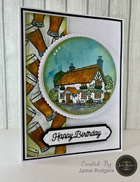 Creative Expressions - A6 - Clear Stamp Set - Jamie Rodgers - Architectural Collection - Village Pub