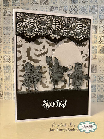 Creative Expressions - A6 - Clear Stamp Set - Autumn Collection - Halloween Sentiments