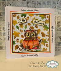 Creative Expressions - A6 - Clear Stamp Set - Autumn Collection - Autumn Sentiments