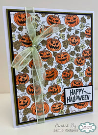 Creative Expressions - A6 - Clear Stamp Set - Autumn Collection - Halloween Sentiments