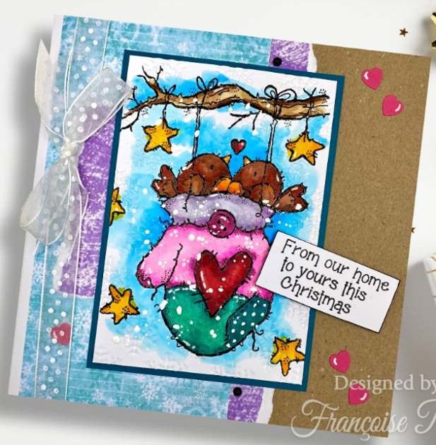 Woodware - Clear Stamps - A6 - Cozy Robins