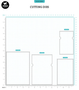 Studio Light - Sweet Stories - Cutting Dies - Ticket Shape