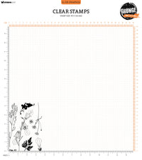 Studio Light - A6 - Grunge - Clear Stamp - Botanical Elements