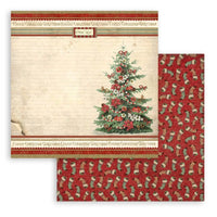 Stamperia - 8 x 8 - Paper Pad - Classic Christmas