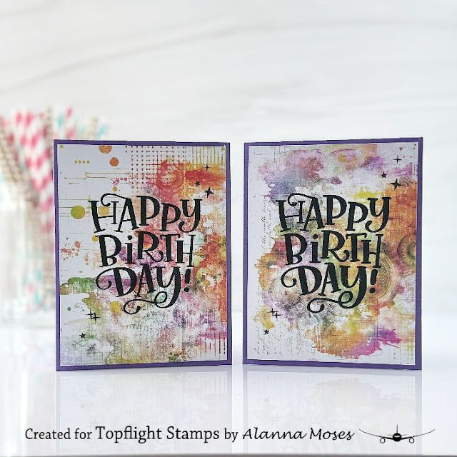 Craft Emotions - A7 - Clear Polymer Stamp Set - Fireworks