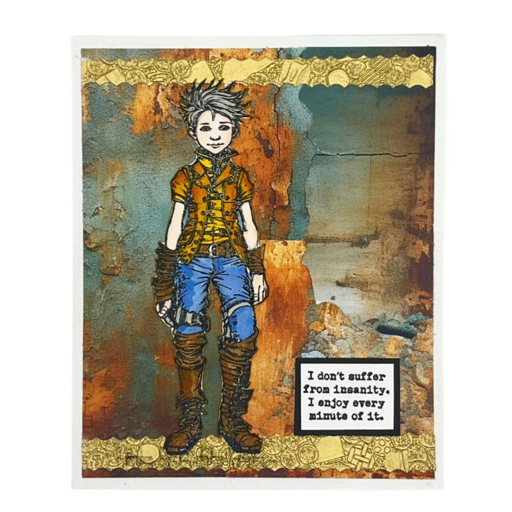 IndigoBlu - Cling Mounted Stamp - A6 - Jude Wolfe