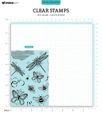 Studio Light - Clear Stamp Set - A6 - Hazel Eaton - Nature's Dream - Nature's Flight