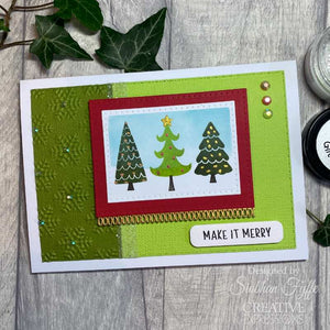 Creative Expressions - A6 - Clear Stamp Set - Jane's Doodles - Christmas Tree