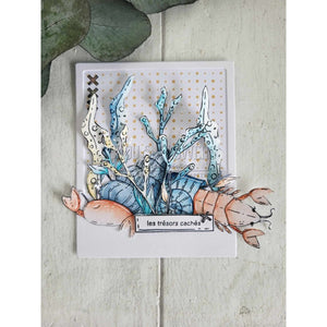 Chou & Flowers - A8 - Clear Stamps - Summer Souvenirs - Mrs. Lobster