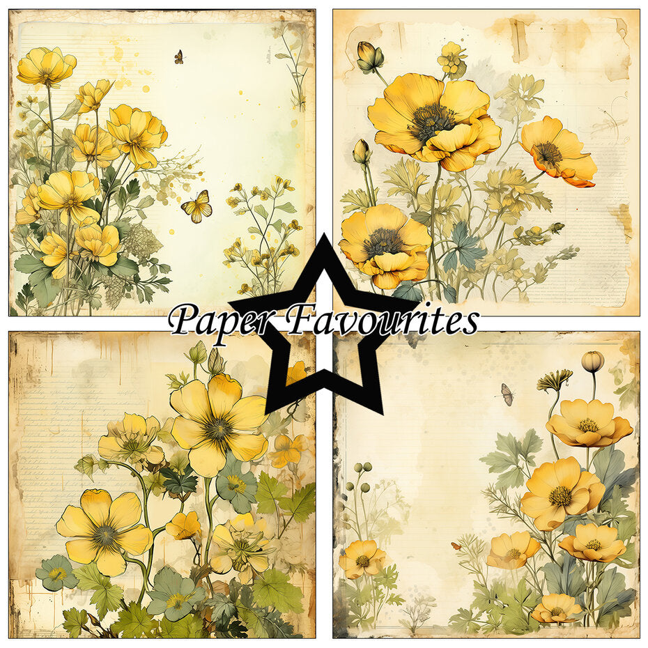 Paper Favourites - Paper Pad - 6 x 6 - Buttercup
