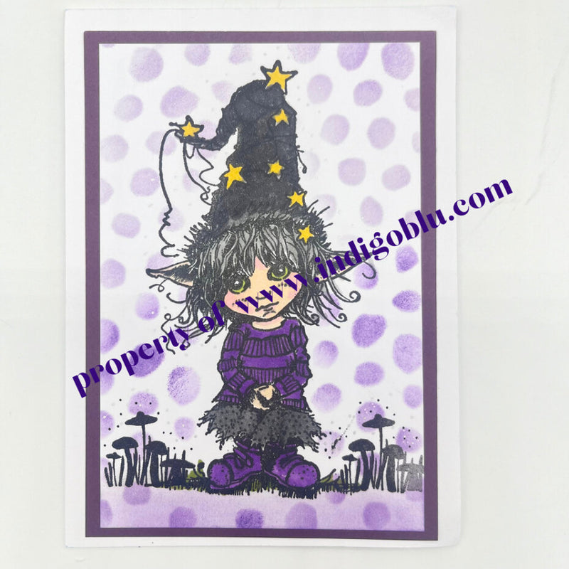 IndigoBlu - A6 - Cling Mounted Stamp - Dress Up Elf