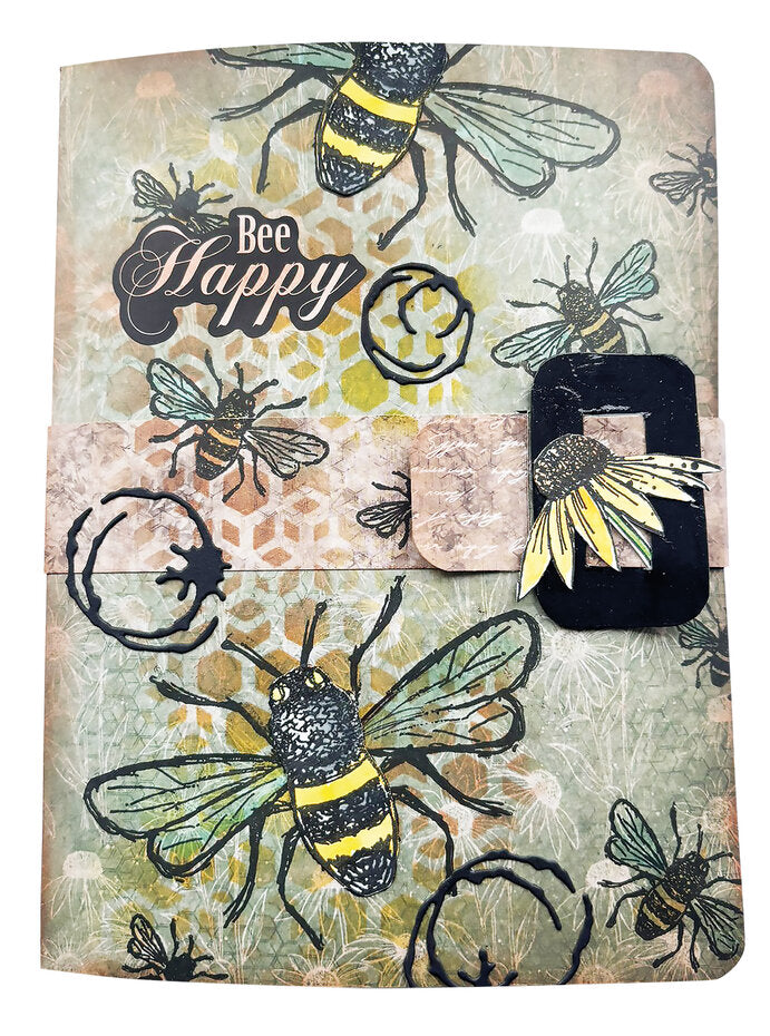 Studio Light - Stencil/Mask - Hazel Eaton - Sweet Bee Memories - Honeycomb