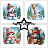 Paper Favourites - Paper Pad - 6 x 6 - Cute Christmas