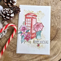 Chou & Flowers - Clear Stamps - In the Rain