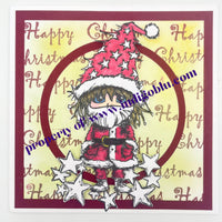 IndigoBlu - A6 - Cling Mounted Stamp - Dress Up Santa