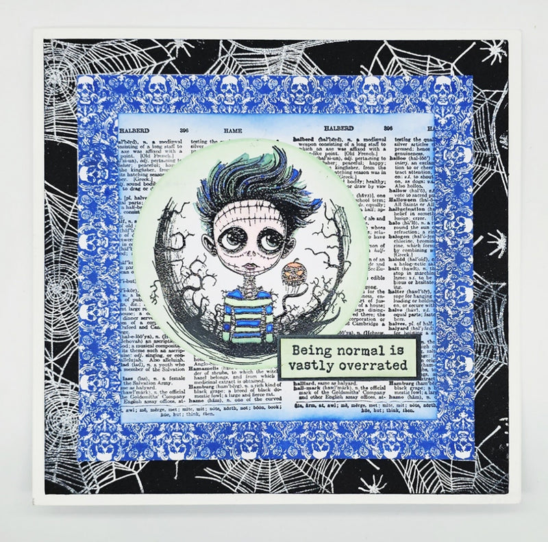 IndigoBlu - A6 - Cling Mounted Stamp - Spooky Boy