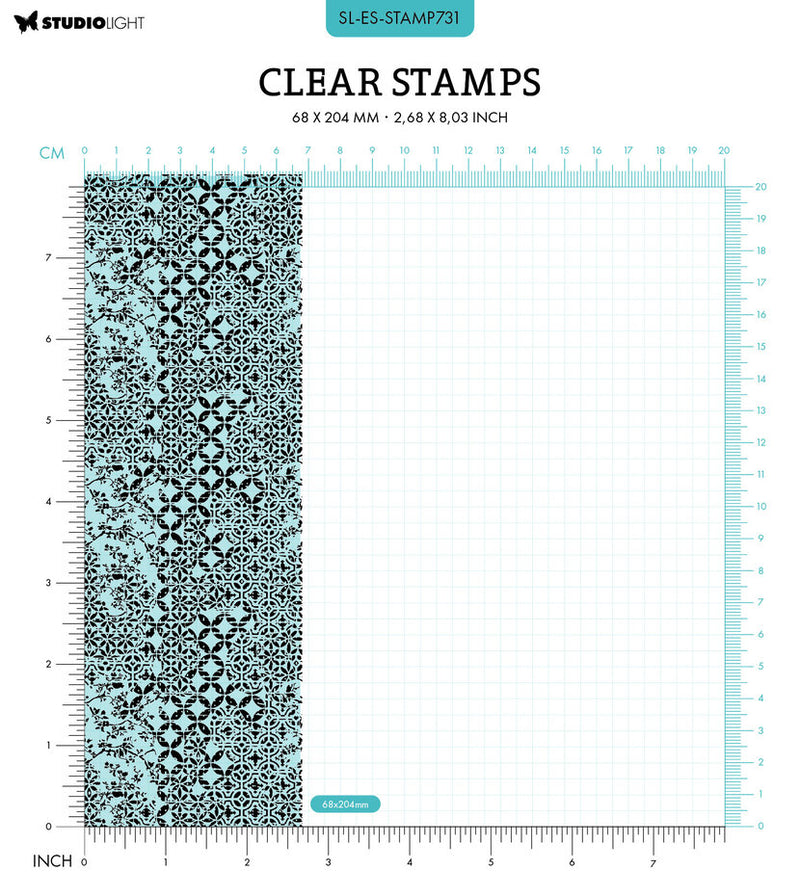 Studio Light - Essentials - Clear Stamp - Grungy Pattern