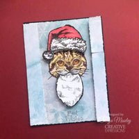 Creative Expressions - 6 x 8 - Clear Stamp Set - Jane Davenport - Kitty Christmas