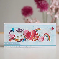 Woodware - Clear Stamps - 2.6 x 8 - Heart Border