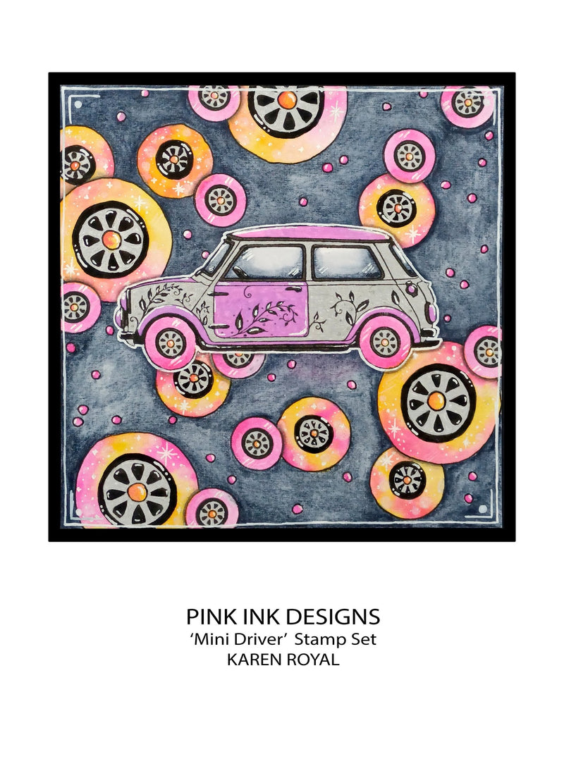 Pink Ink Designs - Clear Photopolymer Stamps - Mini Driver