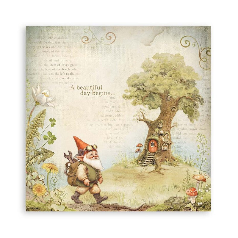 Stamperia - 8 x 8 - Paper Pad - Hidden Grove