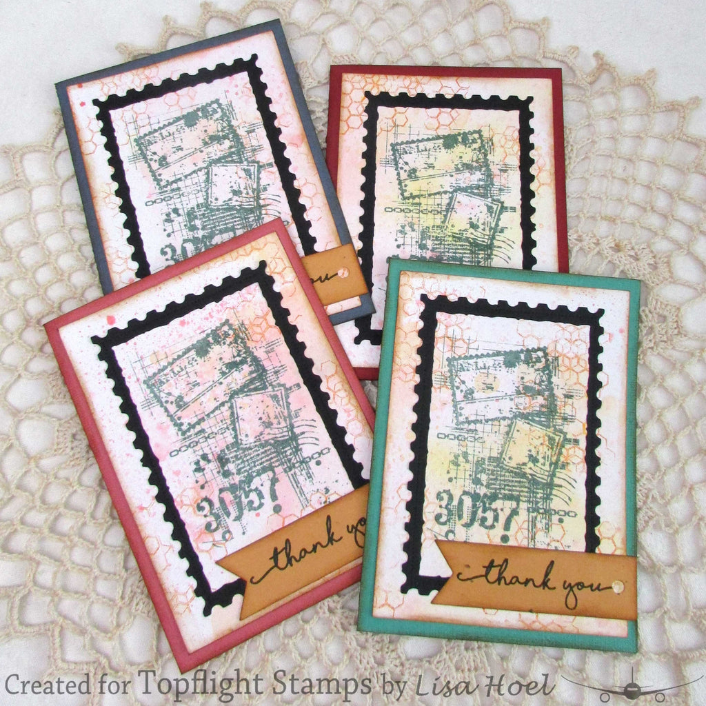 AALL & Create - A7 - Clear Stamps - 1180 - Autour De Mwa - Chain Framed