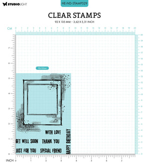 Studio Light - Clear Stamp Set - A6 - Hazel Eaton - Nature's Dream - Capture the Moment