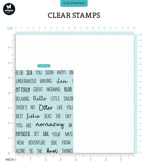 Studio Light - A6 - Sweet Stories - Clear Stamp Set - You Are Fintastic