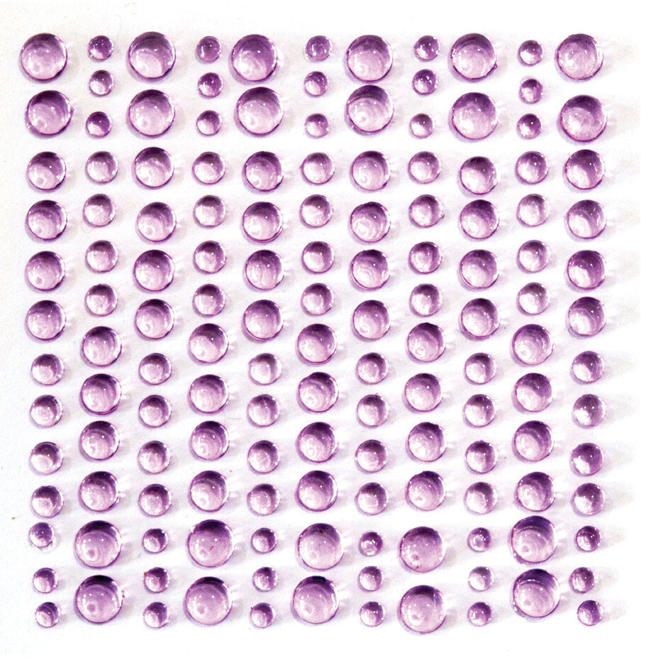 Craft Consortium - Adhesive Pearls - Dew Drops - Lilac