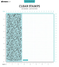 Studio Light - Essentials - Clear Stamp - Script Background