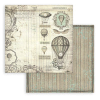 Stamperia - 8 x 8 - Paper Pad - Voyages Fantastiques