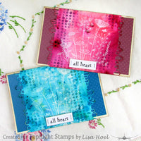 Crafty Individuals - Unmounted Rubber Stamp - 385 - Summer Meadow